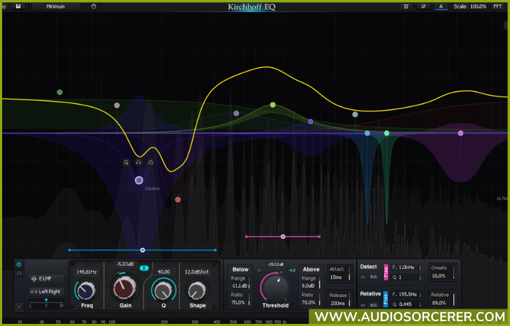 Three-Body Technology Kirchhoff-EQ Audio Plugin.