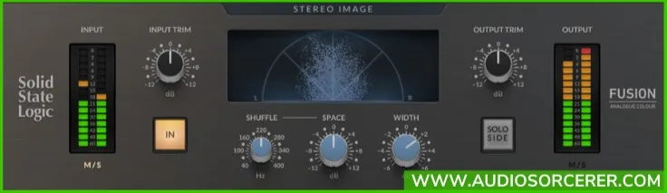 SSL Fusion Stereo Image Audio Plugin.