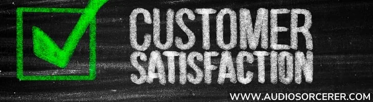 Customer satisfaction picture with a green check mark in the blog article of Ukulele Buddy review best ukulele lessons online.