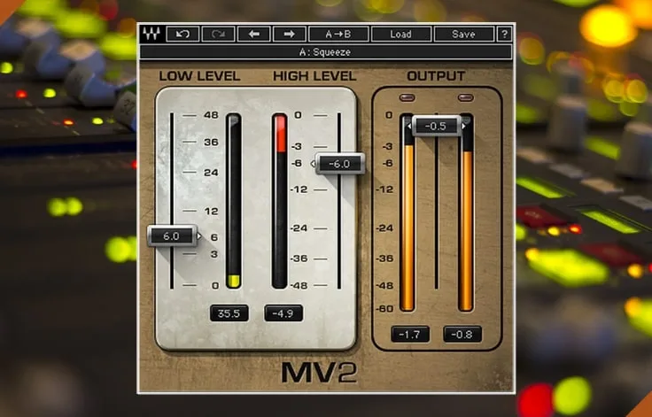 Waves MV2 Compressor.