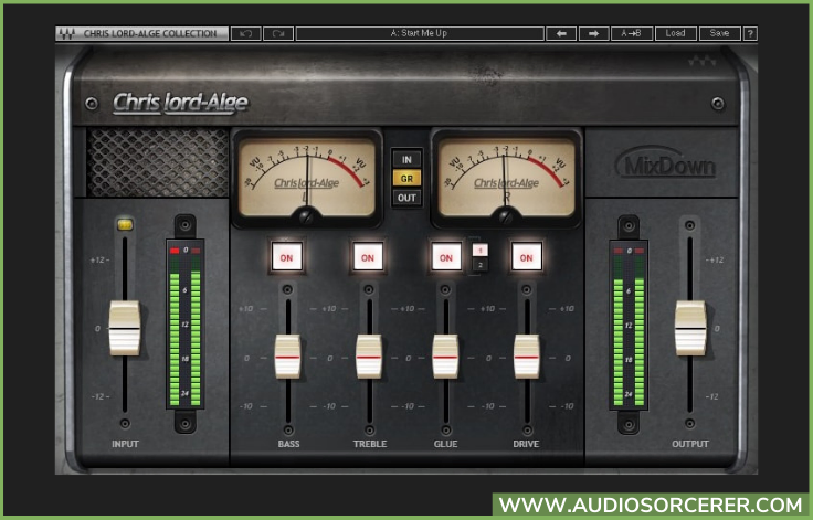 Waves CLA MixDown audio plugin.