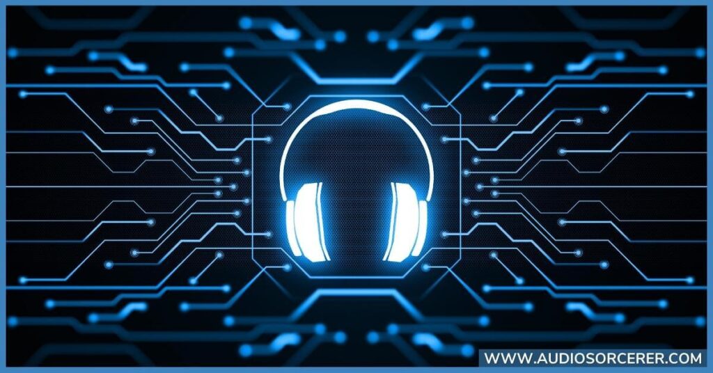 Blue animated headphones representing impedance.