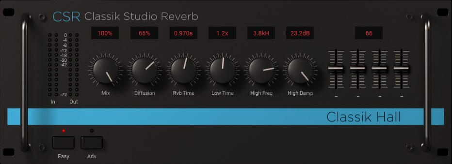 IK Multimedia CSR Classik Hall reverb audio plugin