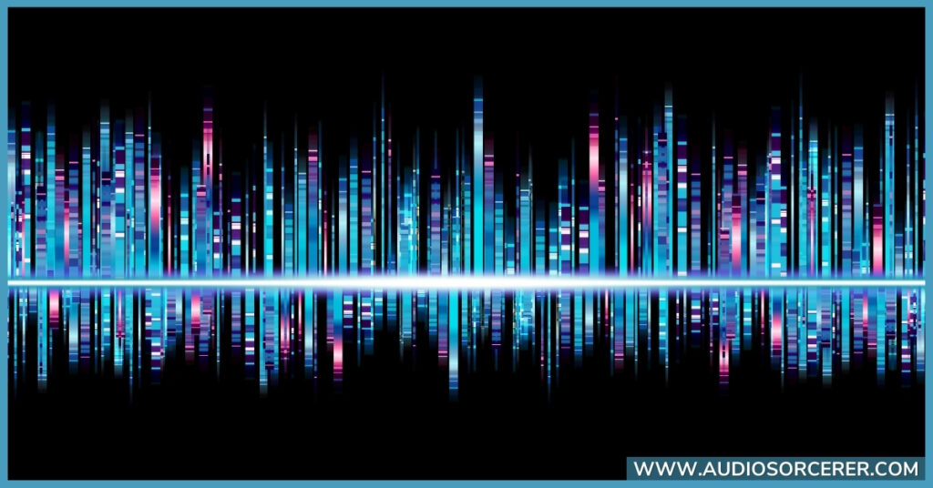 Audio frequency spectrum.