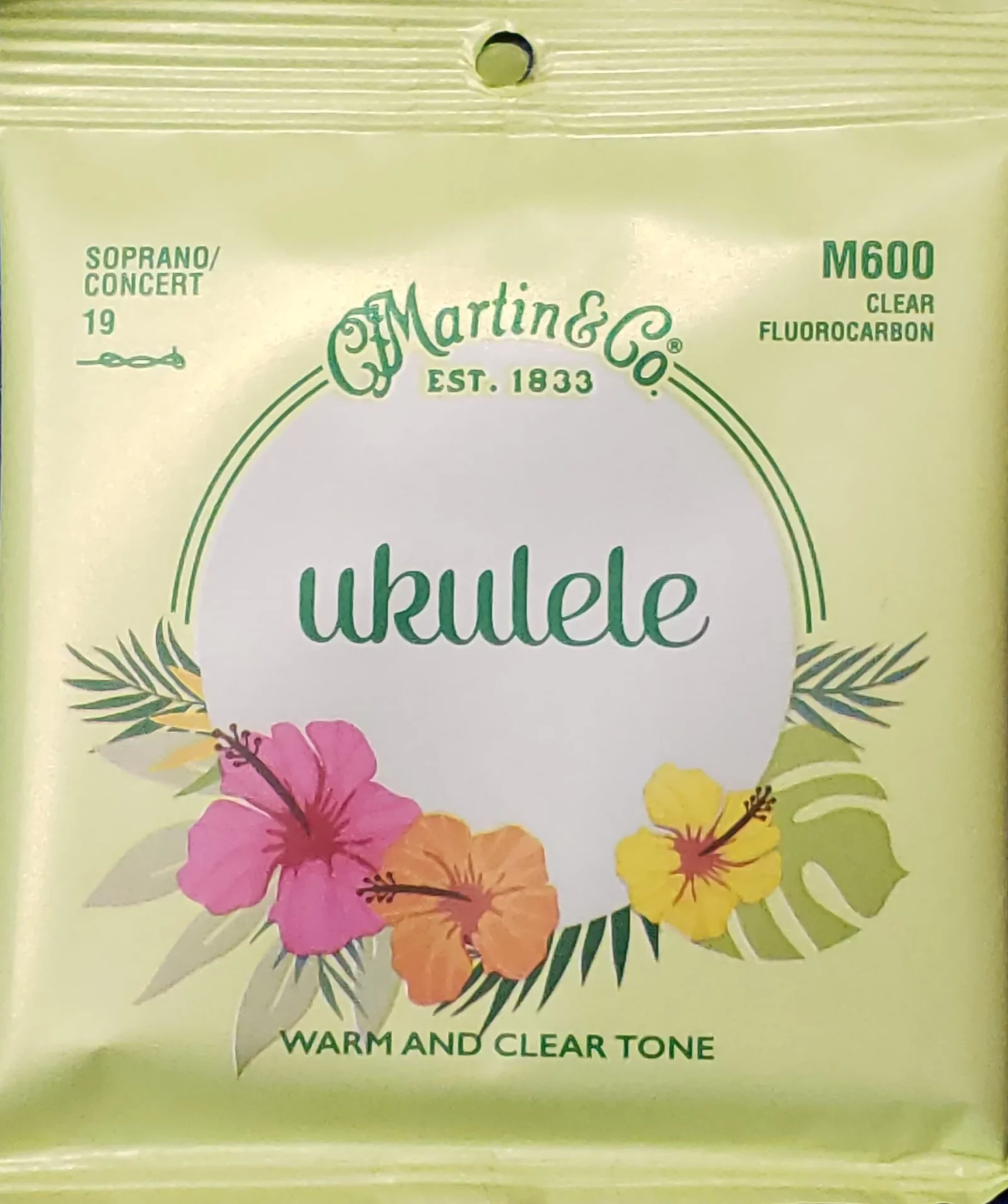 Martin 41Y18M600 Fluorocarbon Soprano/Concert Ukulele Strings