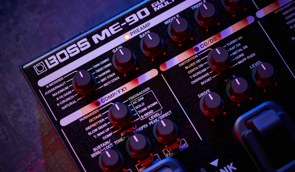 Boss ME-90 Guitar Multi-Effects Pedal.
