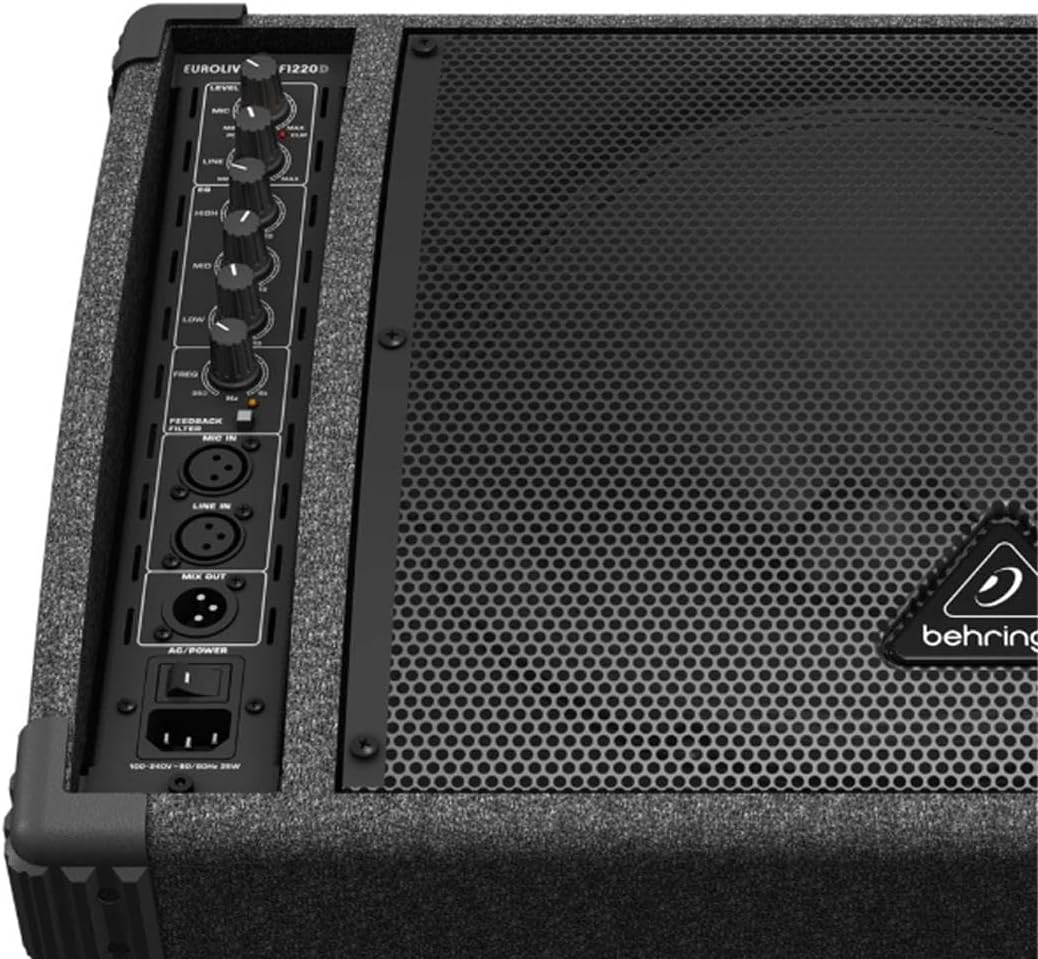 Behringer Eurolive F1220D 250W 12-inch Active Floor Monitor.