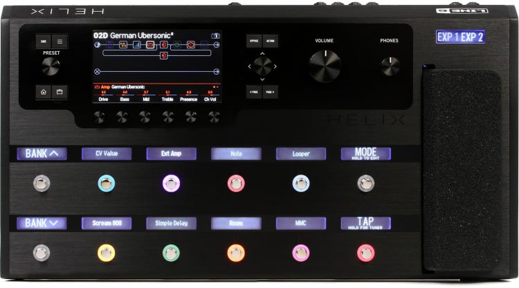 Line 6 Helix Guitar Multi-Effects Floor Processor.