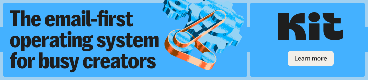 Kit email marketing advertisement banner.