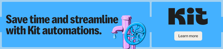 Kit email marketing advertisement banner.